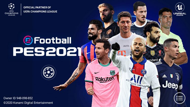eFootball PES 2021 Mobile 5.1.0 UEFA Champions League Patch Android