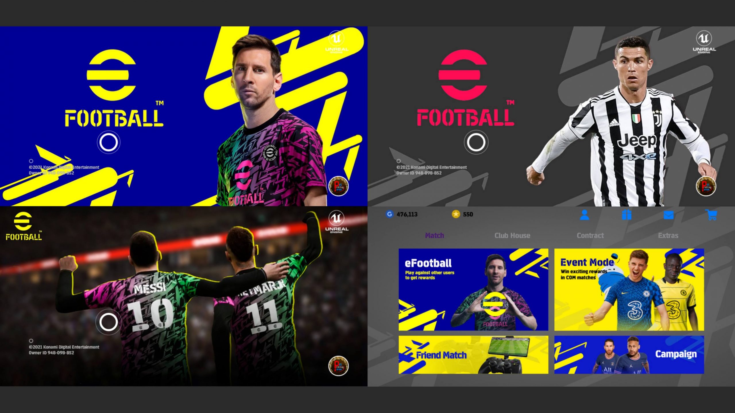 eFootball PES 2022 Mobile 5.5.0 eFootball 2022 Patch Android