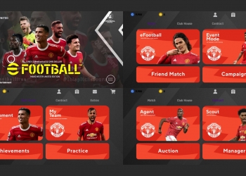 eFootball PES 2022 Mobile 5.5.0 Manchester United Graphics Patch Android