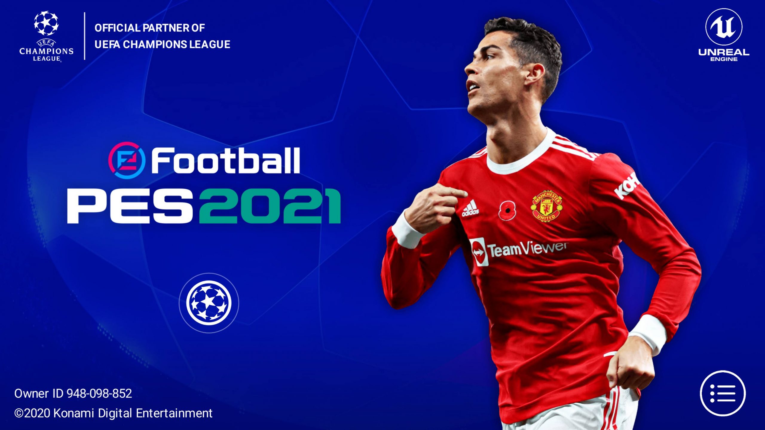 eFootball PES 2021 Mobile 5.5.0 UEFA Champions League New Season Patch Android