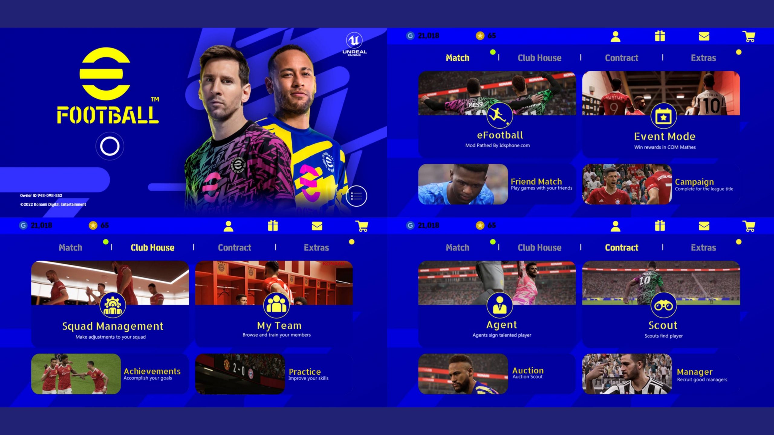 eFootball PES 2022 Mobile 5.7.0 eFootball 2022 Patch Android