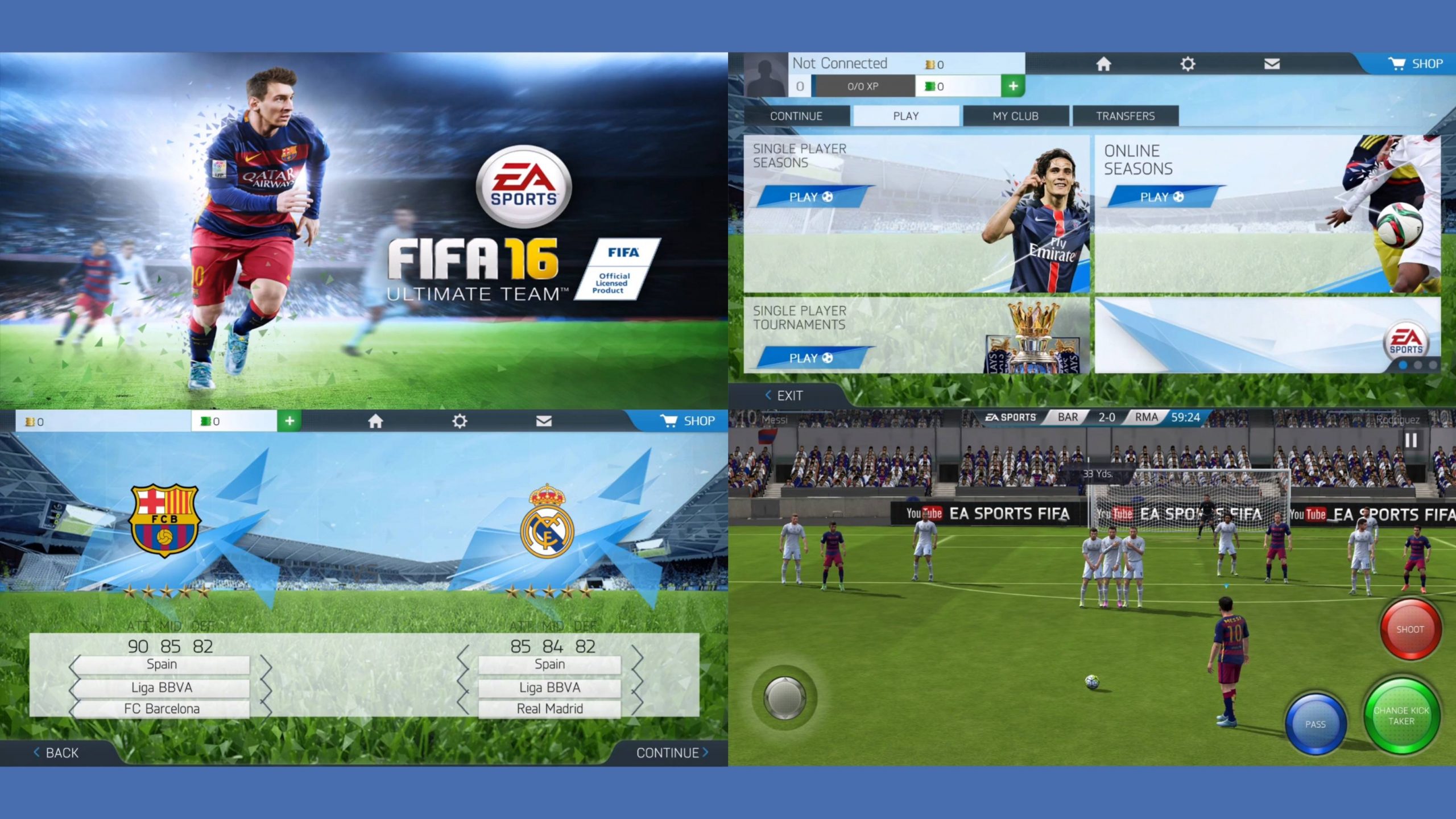 FIFA 16 Mobile Official Android Offline New Update Full Game