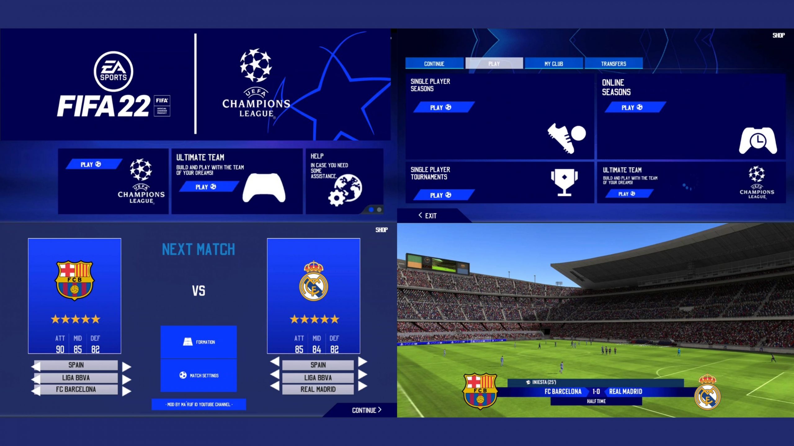 FIFA 16 Mobile Patch UEFA Champions League FIFA 22 Android Offline