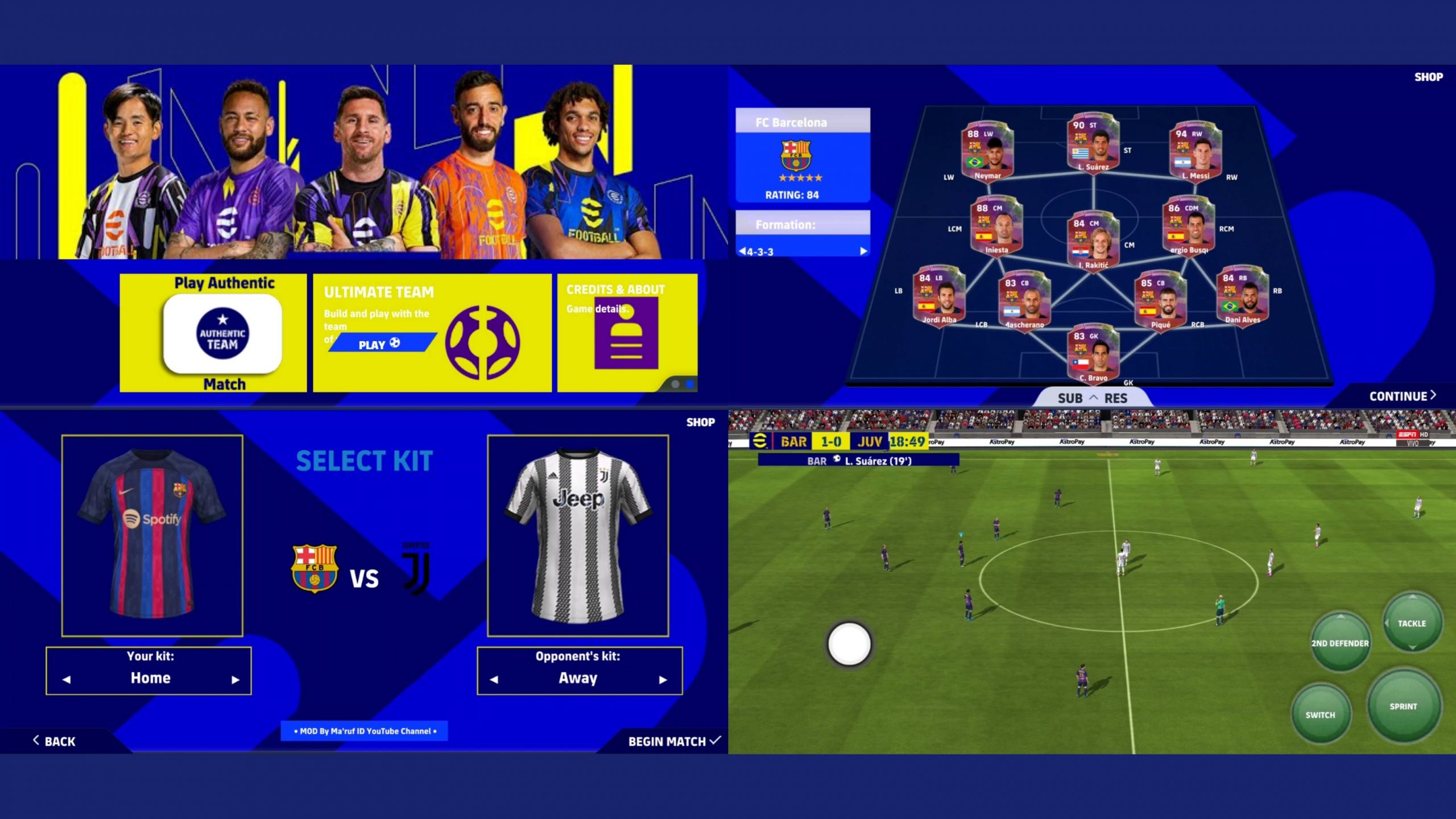 FIFA 16 Mobile Patch eFootball 2023 Android Offline New Update
