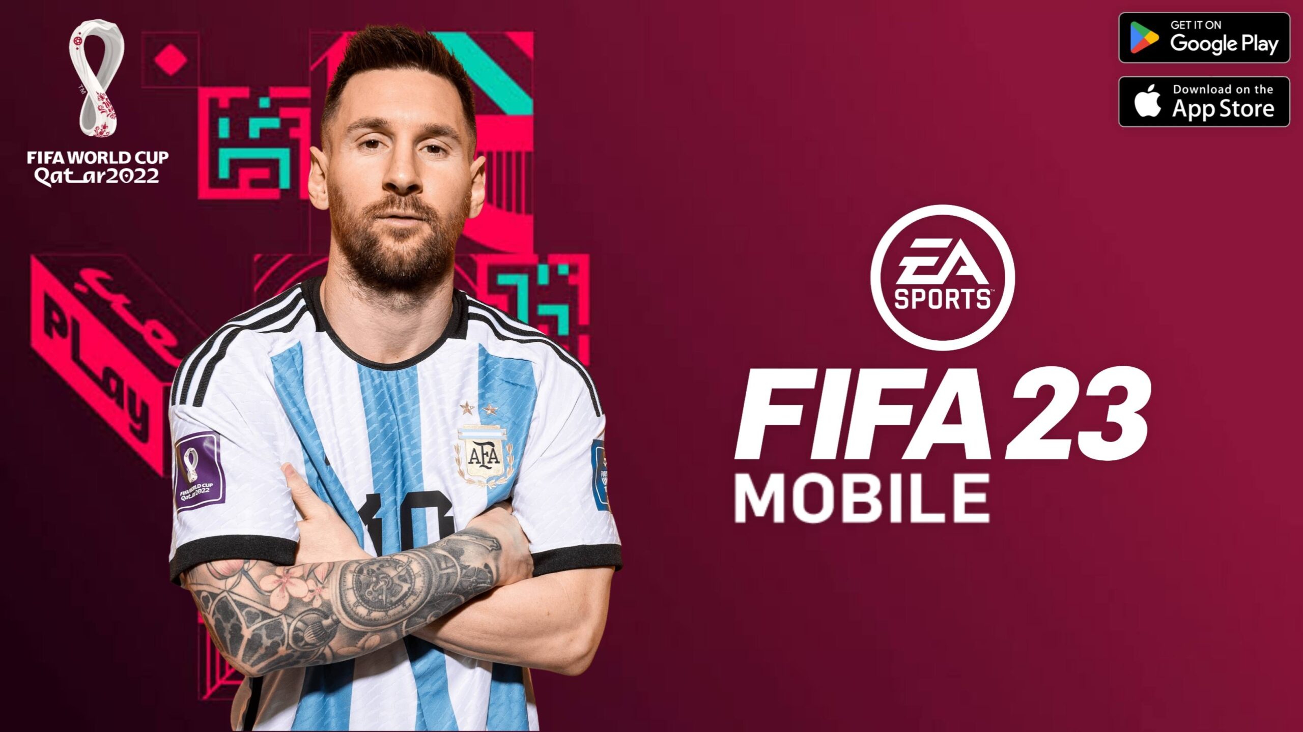 FIFA 16 Mod FIFA 23 Mobile World Cup 2022 Update Android Offline