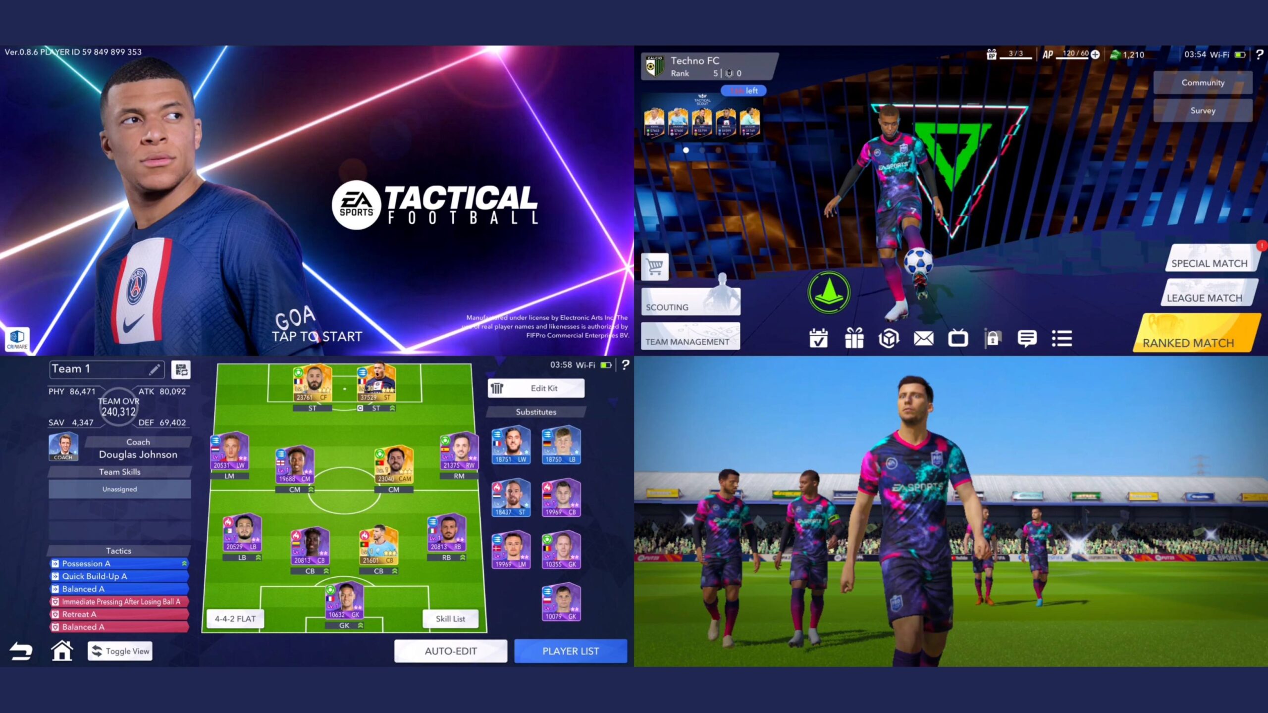 EA Sports Tactical Football 2022 Official v0.8.6 Update Android