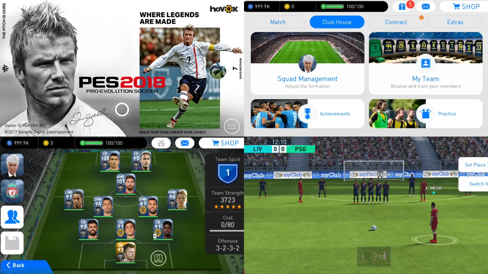 PES 2018 Mobile Official APK Download for Android Offline